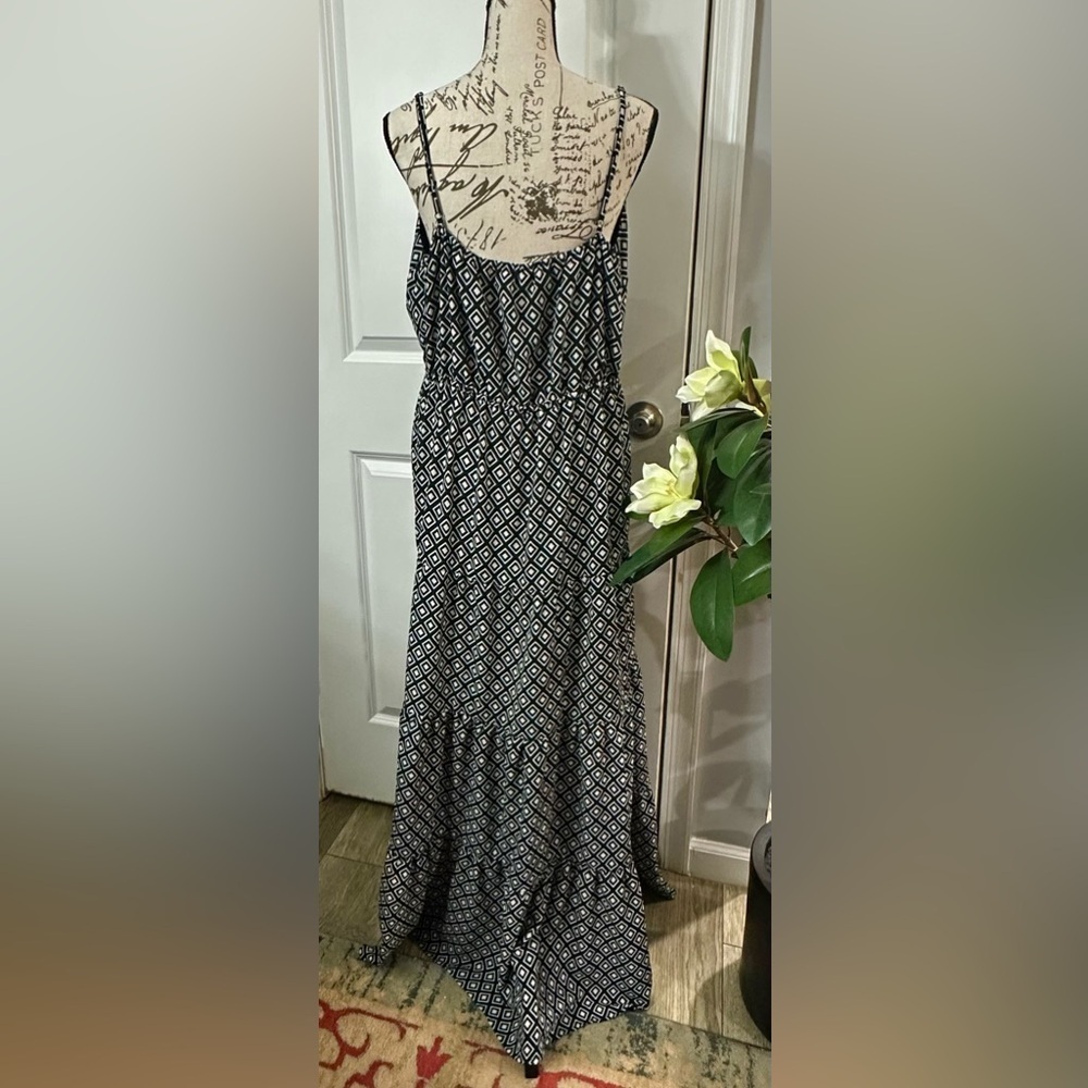 ✨ MICHAEL Michael Kors Maxi Dress – Green, White & Black, - Picture 11 of 14